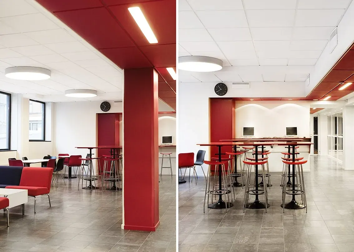 Offentlig miljö med sittplatser